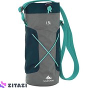 تصویر کاور فلاسک کچوا Quechua Thermal Insulated Water Bottle Cover - Gray / Blue - 1.5 L 