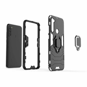 تصویر قاب گوشی شیائومی ردمی نوت 8 گارد محافظ مدل بتمن ارمور مناسب Xiaomi Redmi Note 8 Anti Shock BATMAN ARMOR FINGER RING CASE COVER For Xiaomi Redmi Note 8