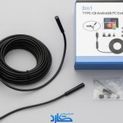 تصویر دوربین اندوسکوپی (دوربین مخفی لوله‌ای) 