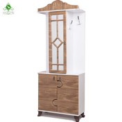 تصویر جاکفشی ایستاده مدل R102 با آینه ملامینه 