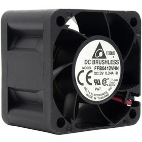 تصویر جت فن 12V-0.24A سایز 4x4x2.8cm مارک DELTA مدل FFB0412VHN 