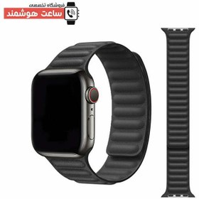 تصویر بند چرمی اپل واچ مدل Leather Link HC Leather Link Apple Watch Band