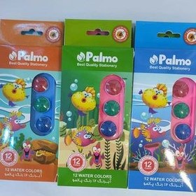 تصویر آبرنگ 12 رنگ پالمو کد 007 