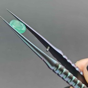 تصویر زمرد بیضی کد 37266 