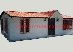 تصویر کانکس اداری سایدینگ ۳۰ متری (طرح کلبه لوکس) 