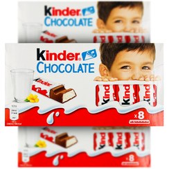 تصویر شکلات کوچک کیندر (۸ عددی) Kinder Kinder chocolate small bar (8 pcs)