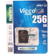 تصویر رم میکرو 256 گیگ ویکومن Vicco Man Final 667X + خشاب رم 