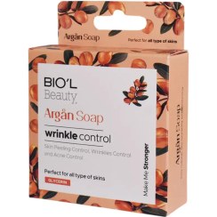 تصویر صابون آرایش پاک کن بیول حاوی روغن آرگان کنترل کننده چروک پوست ۱۰۰ گرم 