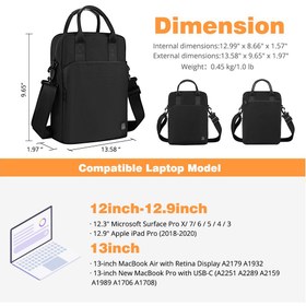 تصویر کیف لپ تاپ ویوو مدل آلفا ورتیکال wiwu Alpha Vertical Double Layer Bag 13.3 wiwu Alpha Vertical Double Layer Bag 13.3