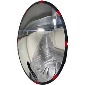 تصویر اینه محدب شیشه ای قطر ۹۰ بدون فرم 