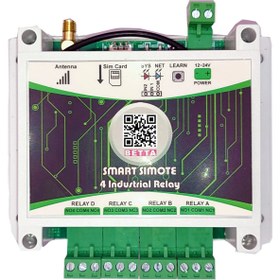 تصویر رسیور سیموت 4 رله صنعتی سیم کارتی برند بتا BETA