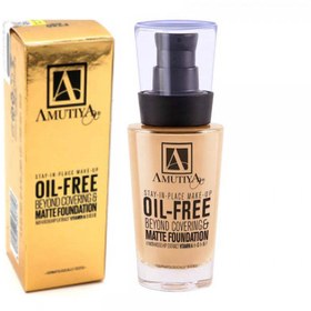 تصویر کرم پودر اویل فری آموتیا F250 AMUTIYA Foundation Oil-Free Beyond Covering & Matte F250