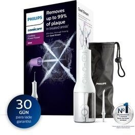 تصویر Philips دستگاه تمیزکننده دندان های بدون سیم با قدرت Sonicare مدل FLOSSER 3000 