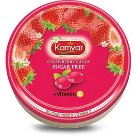 تصویر کامور آبنبات رویال بدون قند همراه ویتامین سی Kamvar Royal Candy Sugar Free Plus Vitamin C