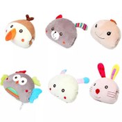 تصویر بالش عروسکی نوزادی چند منظوره طرح حیوانات بی بی اسکای 