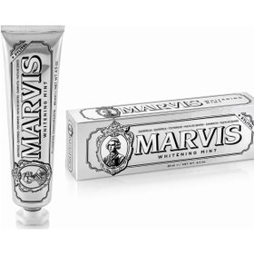 تصویر خمیر دندان سفید کننده مارویس ۸۵ میل Marvis Whitening Mint  85ml