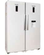 تصویر یخچال فریزر دوقلو دیپوینت مدل D5 ظرفیت ۴۰ فوت 