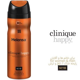 تصویر اسپری زنانه مدل Clinique Happy حجم 200میل هلنسا Helensa Clinique Happy Spray For Women 200ml