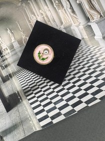 تصویر انگشتر زنانه مینا گل گرد 