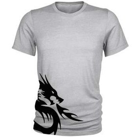 تصویر تی شرت مردانه مدل Dragon کد A123 