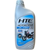 تصویر روغن موتورسیکلت اچ تی سی HTC مدل 10W50 SN JASO MA2 حجم 1.4 لیتر 