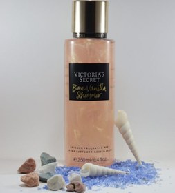 تصویر بادی اسپلش بیر وانیلا اکلیلی ویکتوریا سکرت Victoria’s Secret Body Splash Bare Vanilla Shimmer 250ml 