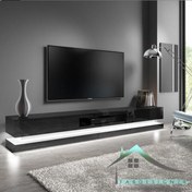 تصویر میز تلویزیون ال ای دی دار هایگلاس مدل MDS-31 