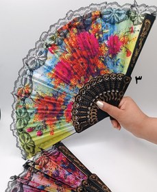 تصویر بادبزن مشکی کد 707 