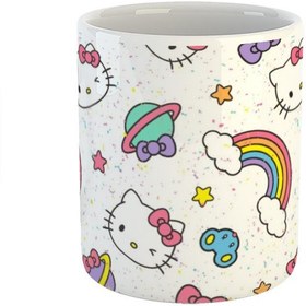 تصویر ماگ مدل کیتی طرح Hello kitty 
