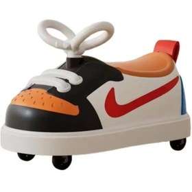 تصویر چهار چرخ طرح کتانی نایک رنگ 