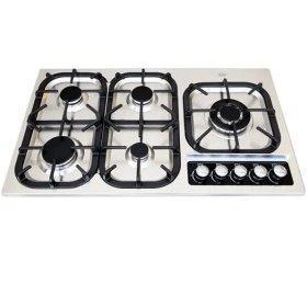 تصویر اجاق گاز استیل ۵ شعله تی اندی مدل TD 109E T&D Steel Hob Model TD 109E