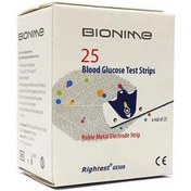تصویر نوار تست قند خون بایونیم Bionime – دقت بالا و کاربری آسان . - تجهیزات پزشکی تهران طب 