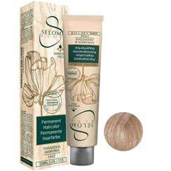 تصویر رنگ مو بدون آمونیاک سلوم شماره 0-9 حجم 120 میل رنگ بلوند خیلی روشن 