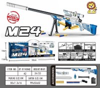 تصویر تفنگ اسنایپر M24 پوکه پران ۹۰ سانتی دوربین دار 