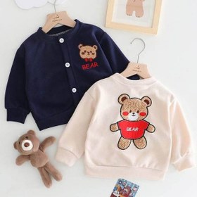 تصویر ژاکت تدی کبریتی وارداتی 1 تا 5 سال 