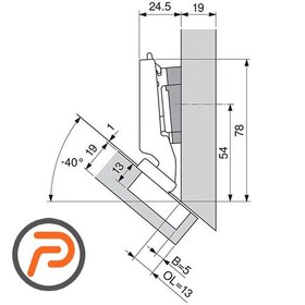 تصویر لولا گازور 45 درجه 