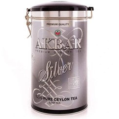 تصویر چای اکبر سیلور قوطی ۳۰۰گرم Akbar Silver Tea