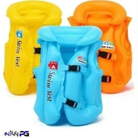 تصویر جلیقه شنا بچه گانه SWIM VEST مناسب 8 تا 10 سال 