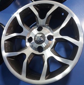 تصویر رینگ فابریک سایز ۱۵ (۱۰۸×۴) رختراش دودی دنا+ Sport wheel size 15"(4×108) MG Dena +