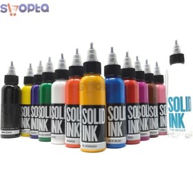 تصویر رنگ تمرین سولید اینک 