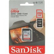 تصویر رم اس دی ۲۵۶ گیگ سن دیسک SanDisk Ultra CL10 U1 120MB/s 