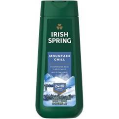 تصویر شامپو بدن و صورت آیریش اسپرینگ (Irish Spring) مدل Mountain Chill حجم ۵۹۱ میل Irish Spring Mountain Chill Moisturizing Face + Body Wash - 20 fl oz (591ml)