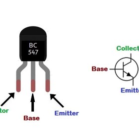 تصویر ترانزیستور ا BC547 BC547