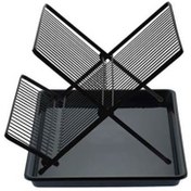 تصویر جا ظرفی رومیزی تاشو با سینی طرح ایکیا 