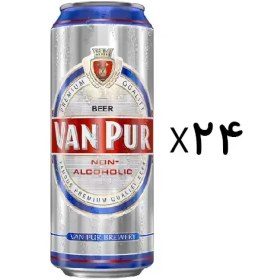 تصویر ماءالشعیر کلاسیک ون پور 500 میلی لیتر – باکس 24 عددی VAN PUR Classic Non Alcoholic Beer 500 ml