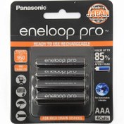 تصویر باتری نیم قلمی پاناسونیک Eneloop Pro پک ۴ عددی ۱.۲ ولت ۹۵۰ میلی آمپر 