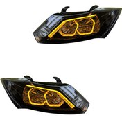 تصویر چراغ جلو اسپرت کوییک کروز مدل 3D-WILD-Y زرد داخل فابریک بدون موتور دو عددی 