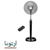 تصویر پنكه پارس خزر پايه بلند مدل رعنا مشکی - RANA 