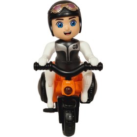 تصویر اسباب بازی موتور سوار موزیکال کد ۱۴۳۲ 