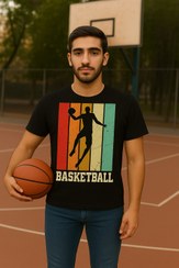 تصویر تیشرت طرح بسکتبال 2 
